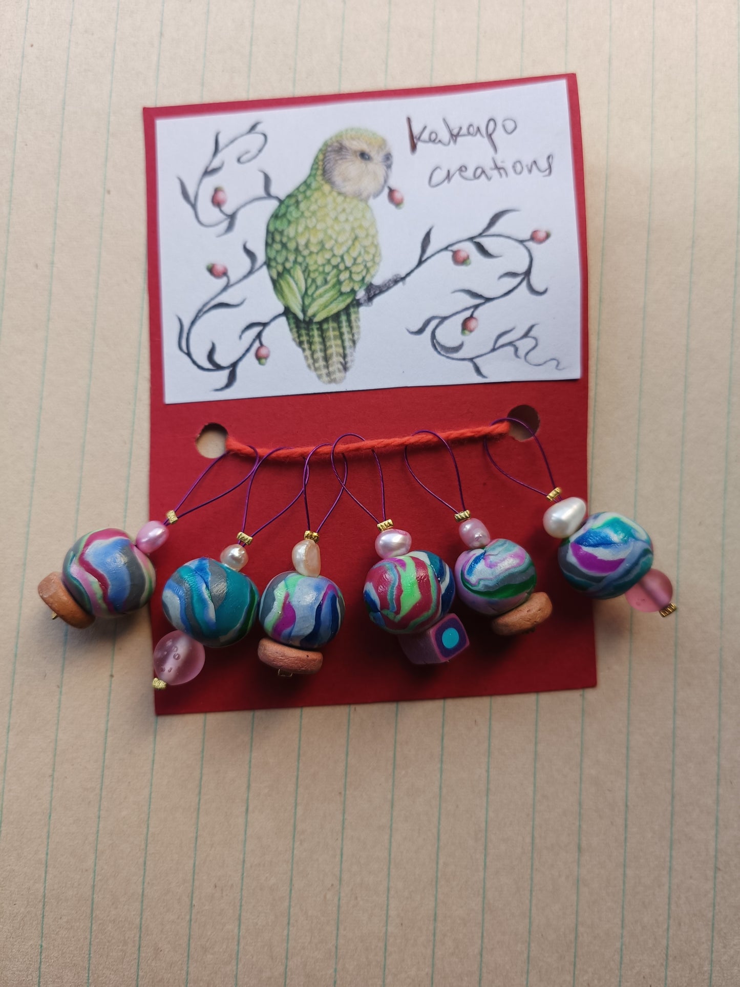 Stitch markers - 'Eclectic'