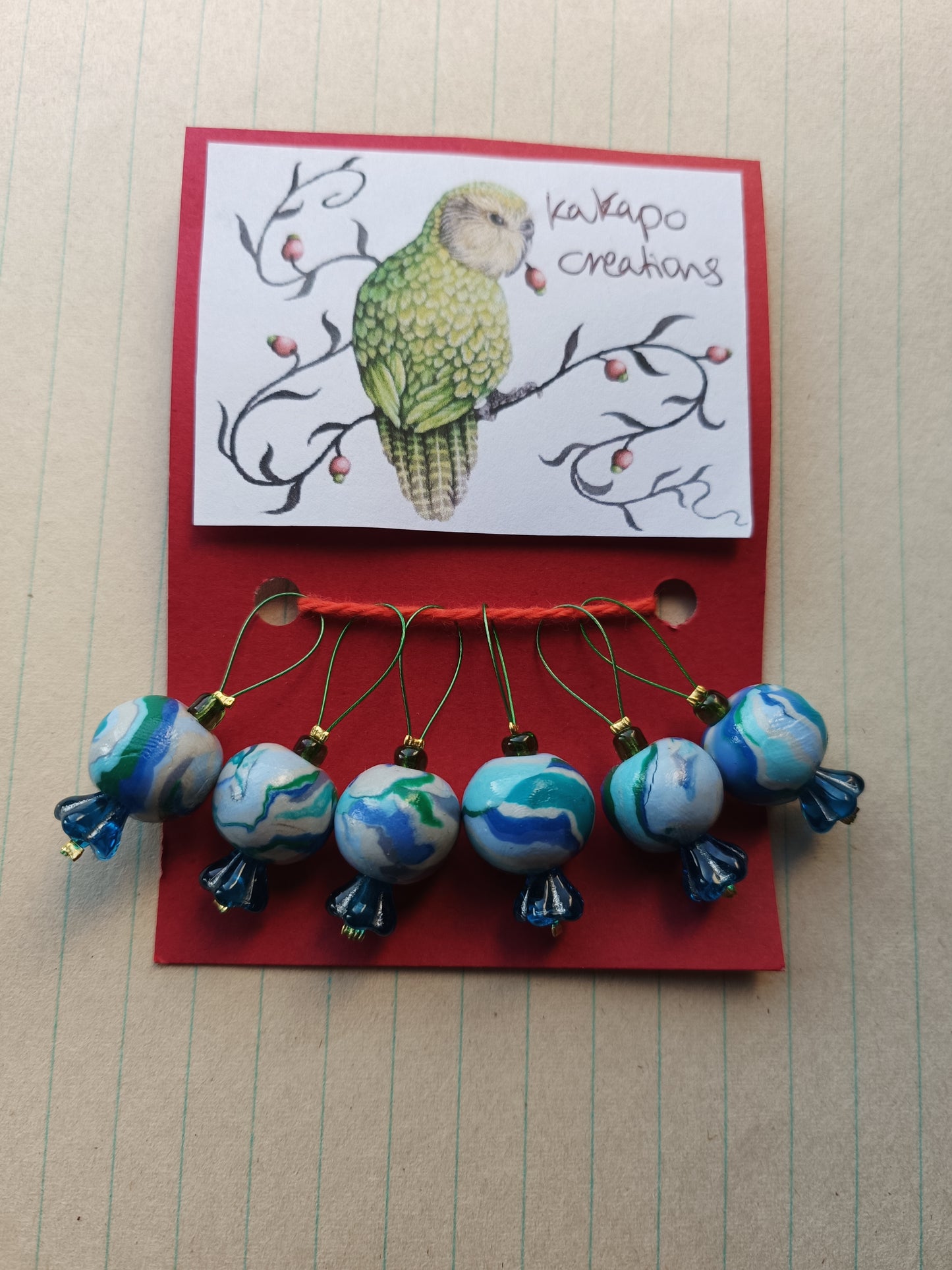 Stitch markers - 'Fiordland'