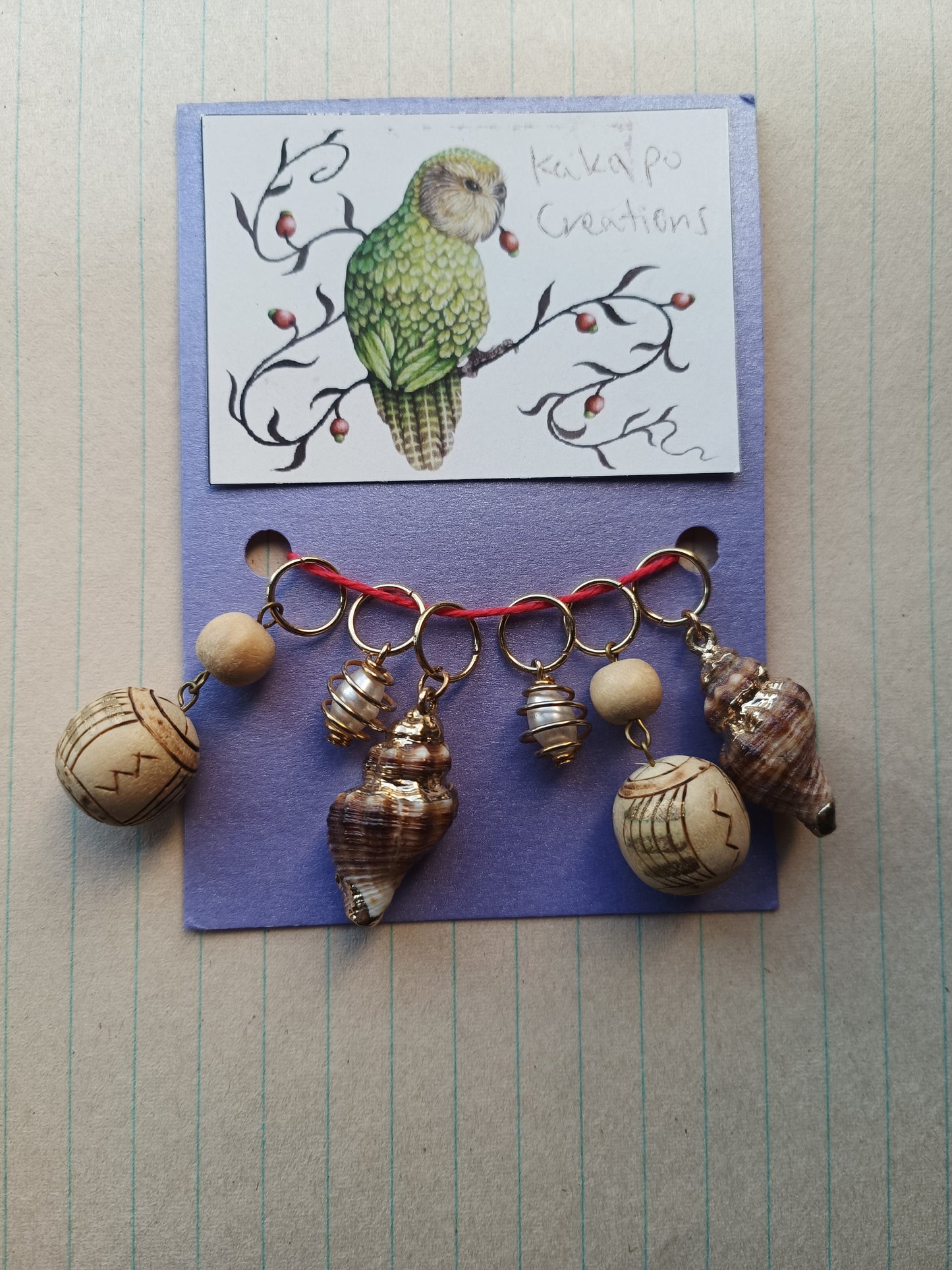 Stitch markers - 'Island of lost souls'