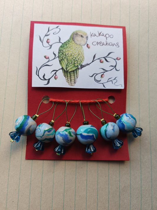 Stitch markers - 'Fiordland'