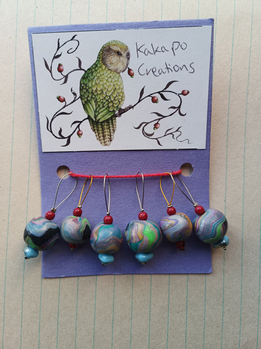 Stitch markers - 'Kaleidoscope'