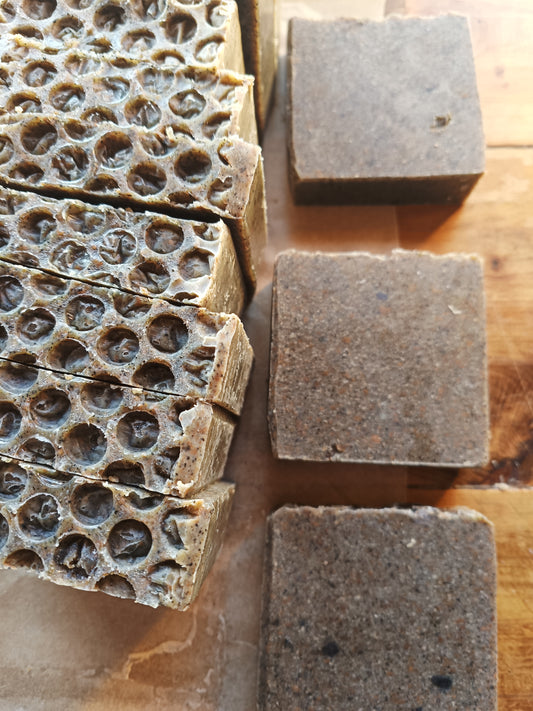 Soap - Handmade herbal - Coffee scrub